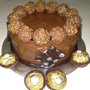 Ferrero Rocher Photo Cake